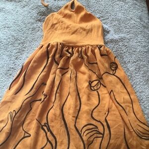 ZARA DINA BUKVA HALTER NECK MINI DRESS